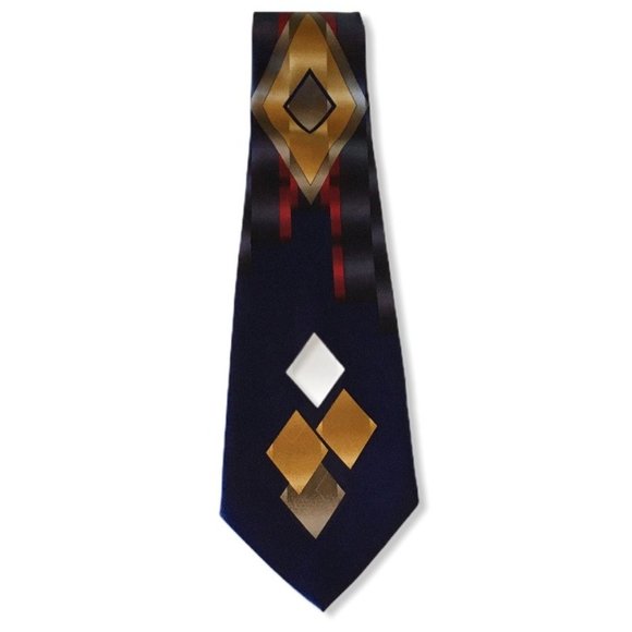 🌞3/25 Rudee Ricco | Men's Tie Blue Italian Design - Picture 2 of 4